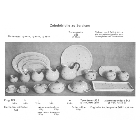 Butter- Käsedose - groß 494B | Dekor 118