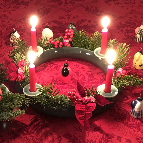 Kerzenhalter für Blumenring HB 209 | Dekor 007