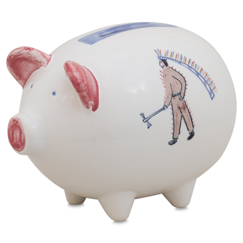 Tirelire en forme de cochon 1074 | Decor 254