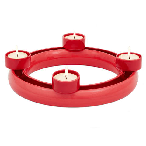Vase en couronne mit 4 Teelichthaltern HB 735B 735B | Decor 058