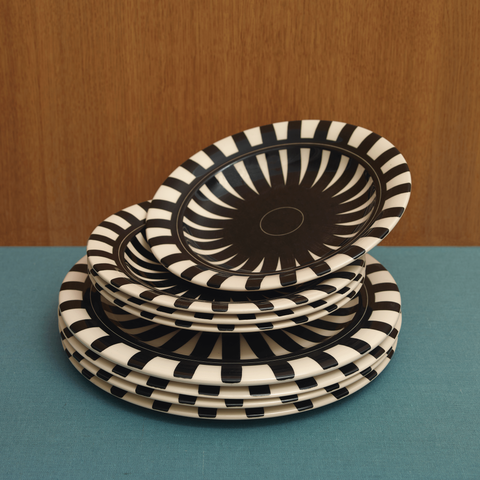 Set di piatti 8 pezzi. 100 | Decoro 612