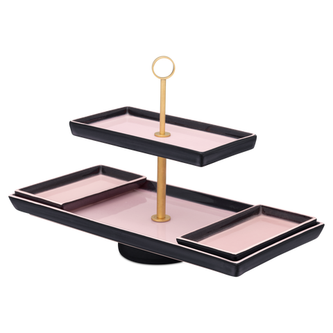 Alzatina 3-tlg. 611R | Decoro 055-1