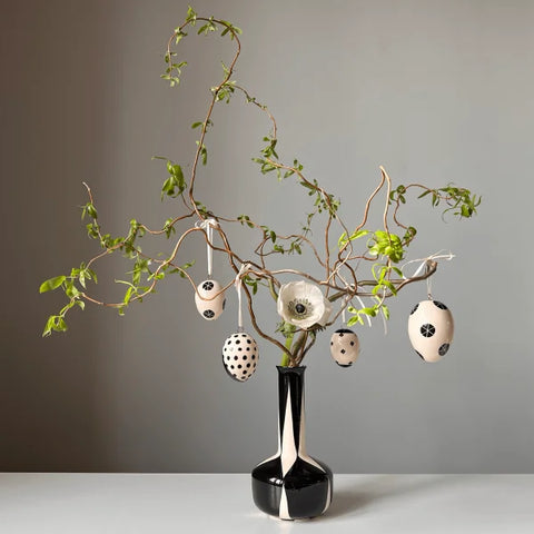 Set di vasi uovo di pasqua 5 pezzi 352 | Decoro 999